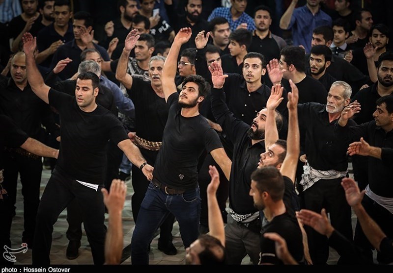 مراسم عزاداری مجمع حیدریون زنجان+فیلم