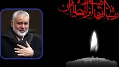 _مراسم_ _دعای_ _کمیل_ _در_ _حرم_ _شاهچراغ_ (_ع_) _در_ _پی_ _شهادت_ _اسماعیل_ _هنیه_