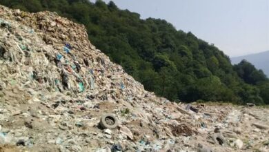 هشدار؛ خطر گسترش آتشسوزی دپوی زباله آمل به جنگلها