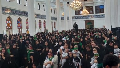 همایش شیرخوارگان حسینی در رشت به یاد کودکان مظلوم غزه+فیلم