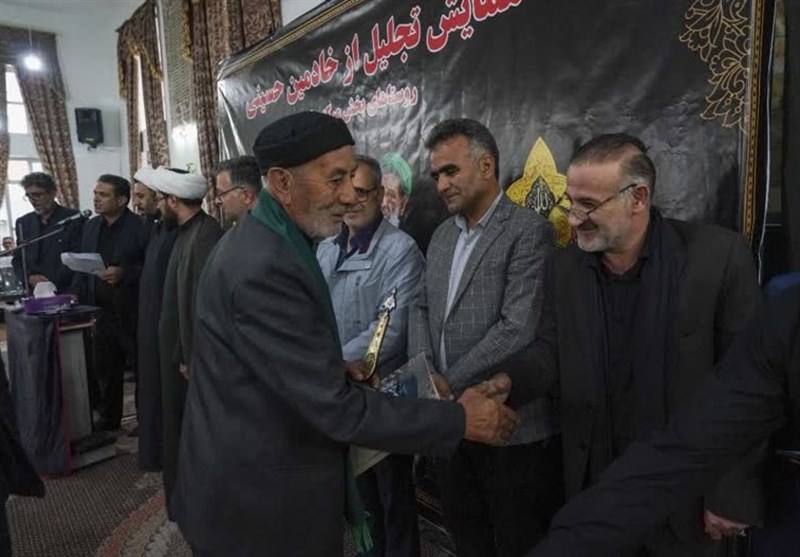 پیرغلامان روستاهای بخش مرکزی شهرستان اردبیل تجلیل شدند