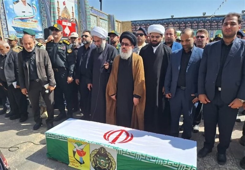 پیکر شهید سعید خسرویپور در شوش تشییع و به خاک سپرده شد