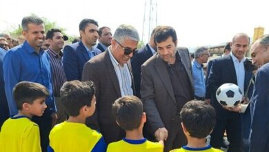 افتتاح 11 پروژه ورزشی لامرد و مهر با حضور وزیر ورزش