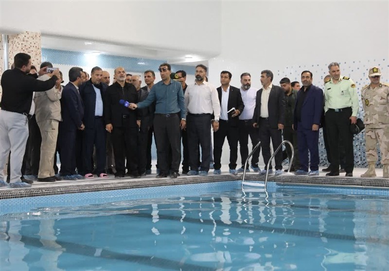 افتتاح استخر دانشآموزی شهید رئیسی در مهران