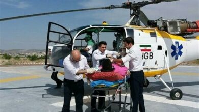 انتقال 4 مصدوم در تصادف مسیر نجف – کربلا به خاک ایران