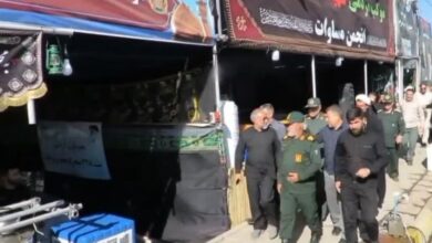 بازدید فرمانده سپاه کردستان از مرز باشماق