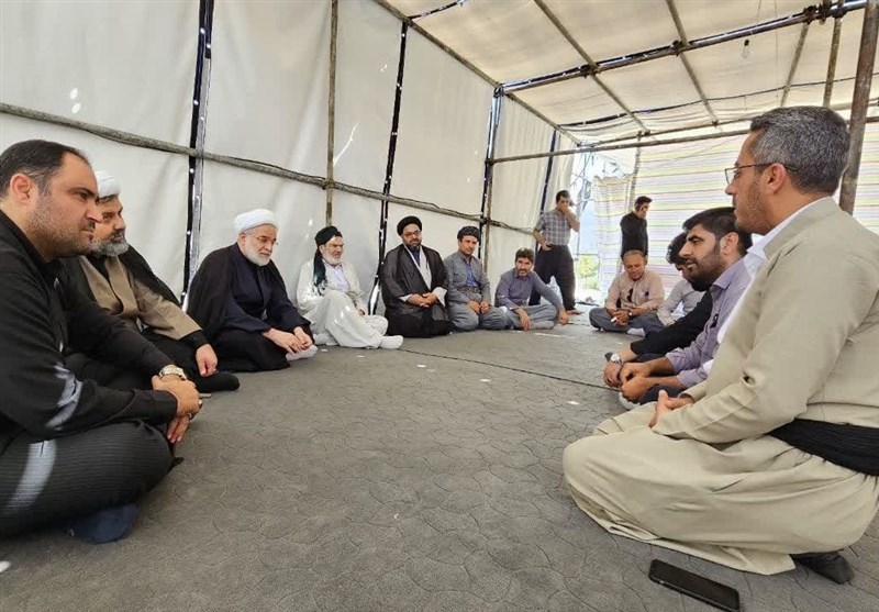 بازدید نماینده ولیفقیه در کردستان از مواکب اربعین + تصاویر