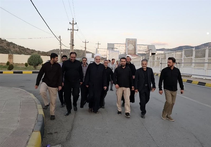 بازدید نماینده ولیفقیه در کردستان از مواکب اربعین + تصاویر