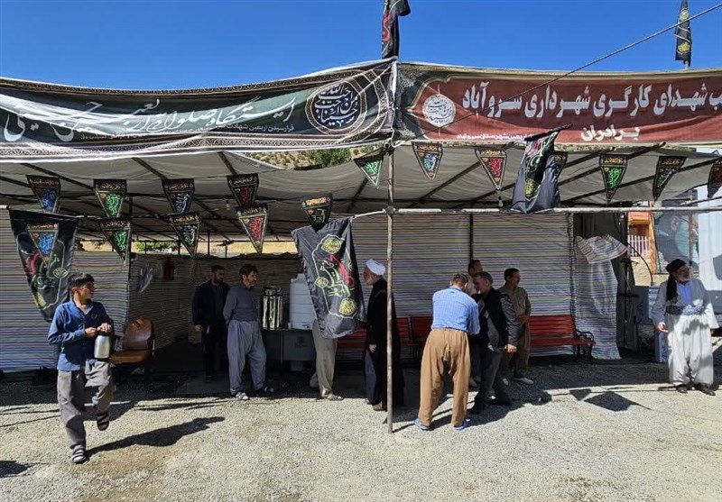 بازدید نماینده ولیفقیه در کردستان از مواکب اربعین + تصاویر