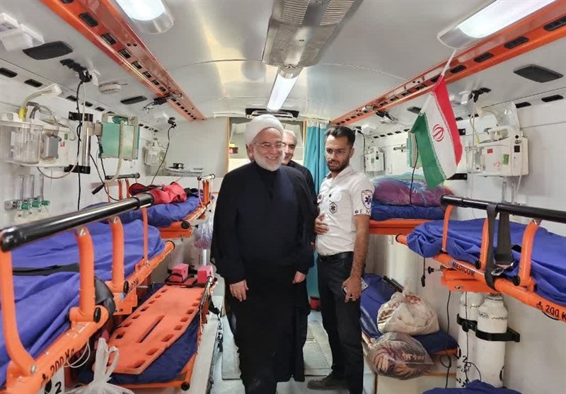 بازدید نماینده ولیفقیه در کردستان از مواکب اربعین + تصاویر