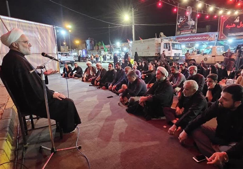 بازدید نماینده ولیفقیه در کردستان از مواکب اربعین + تصاویر