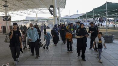 تردد یک میلیون زائر اربعین از پایانههای مرزی شلمچه و چذابه