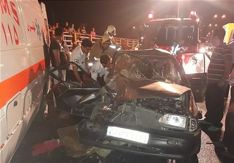 تصادف در محور پلدختر به درهشهر/3 نفر فوت و 3 نفر مصدوم شدند