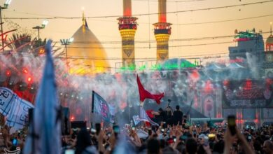 تصاویری زیبا از حال و هوای زائران در شب جمعه بینالحرمین