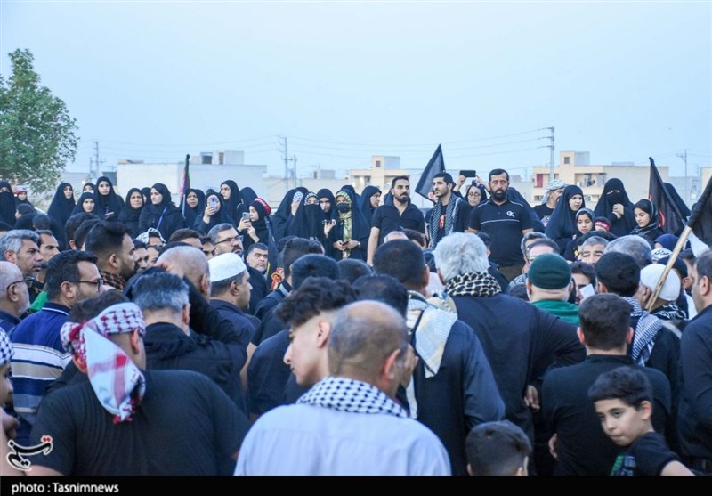 حرکت عشاقالحسین از بندر امام خمینی به کربلا + فیلم و تصاویر