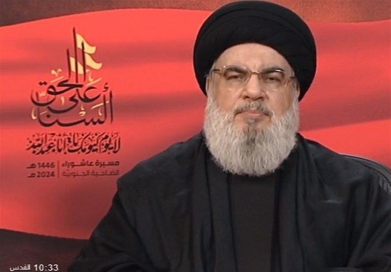 حزبالله:ادعاهای دشمن دروغ است/سخنرانی سیدحسن نصرالله