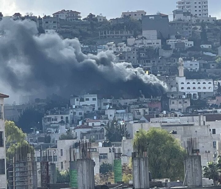 حمله پهپادی رژیم صهیونیستی به یک خودرو در جنین