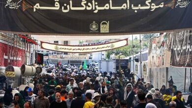 خدماترسانی موکب امامزادگان قم به زائران اربعین در سامرا