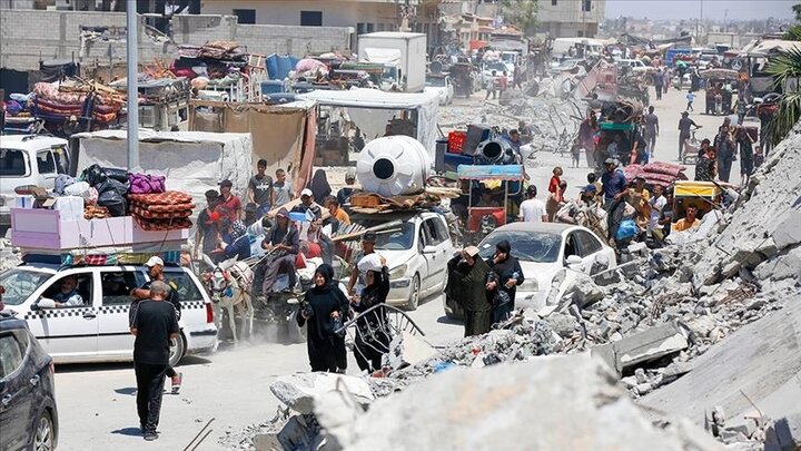 در هر کیلومتر از منطقه المواصی غزه ۳۰ هزار آواره زندگی میکنند