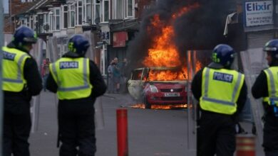 دستگیری بیش از 370 نفر در جریان گسترش خشونتها در انگلیس