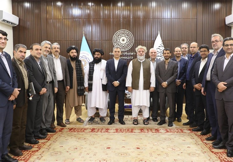 دیدار مسئولان فولاد مبارکه اصفهان با وزیر صنعت طالبان