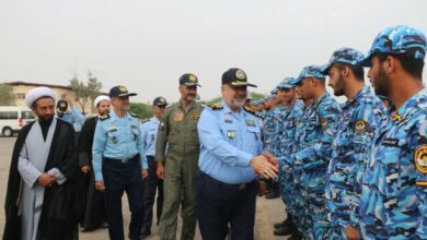 دیدار چهرهبهچهره امیرواحدی با سربازان پایگاه شکاری دلحامد