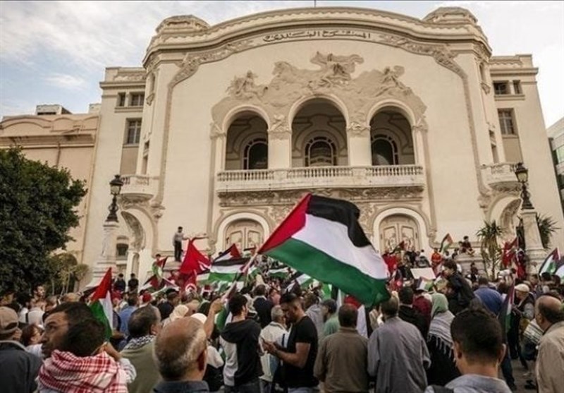 راهپیمایی تونسیها در حمایت «السنوار»