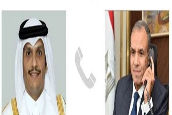 رایزنی تلفنی وزاری امور خارجه مصر و قطر درباره تحولات منطقه