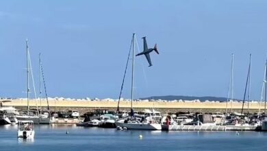 سقوط جنگندههای فرانسوی یکی بعد از دیگری!/ خلبان کشته شد+ فیلم