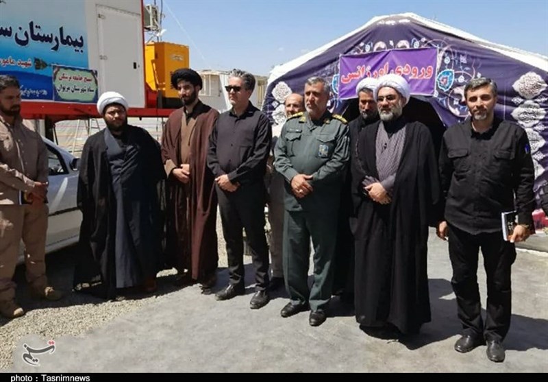 سپاه برای خدمترسانی به زائران لباس خدمت پوشید+تصاویر