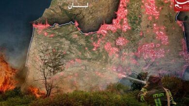 ضربه سوزان حزبالله به اسرائیل با آتش سوزی در 800 نقطه