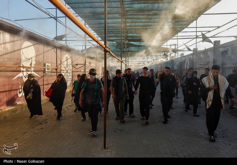 فراجا: زائران اربعین هیچگونه ایستایی در مرزها ندارند+فیلم