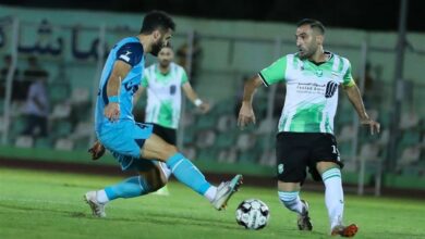 نیمۀ دوم بازی خیبرـ ذوبآهن/ ورود خیبر با 3 بازیکن جدید