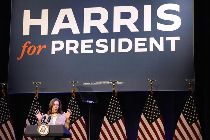 ولخرجی حامیان حزب دموکرات برای هریس در طول برگزاری کنگره ملی