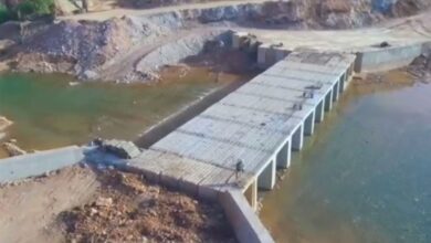 پل پدافندی کنجان چم زیر بار ترافیک میرود + فیلم