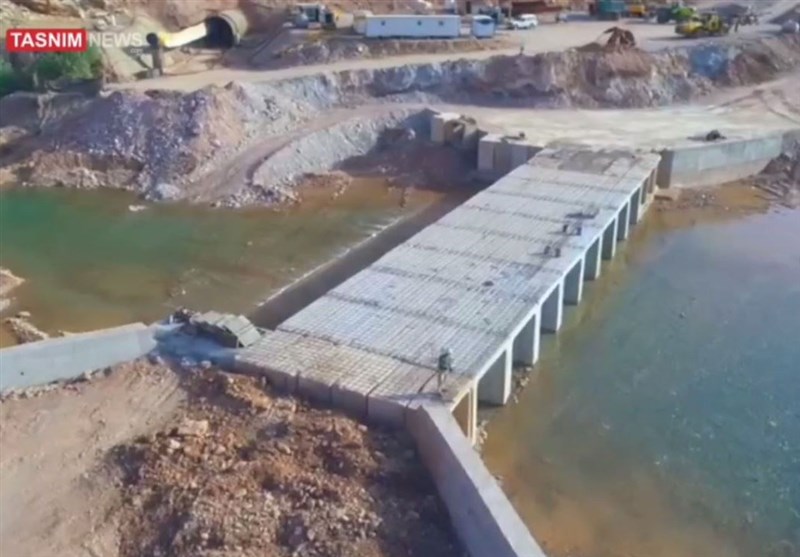 پل پدافندی کنجان چم زیر بار ترافیک میرود + فیلم