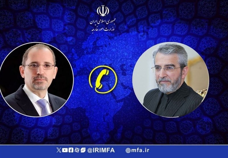 گفتوگوی تلفنی باقری با وزیر امور خارجه اردن