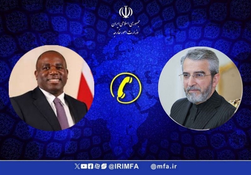 گفتوگوی وزیر خارجه انگلیس با باقری