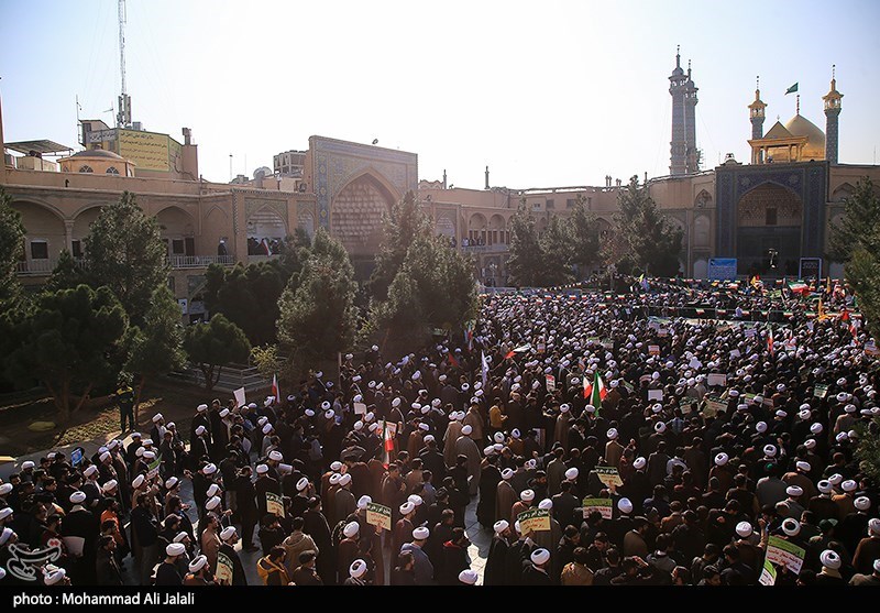 آغاز اجتماع بزرگ حوزویان در حمایت از جبهه مقاومت و ملت لبنان