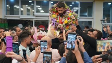 استقبال از ورزشکار بوشهری مدالآور پارالمپیکی