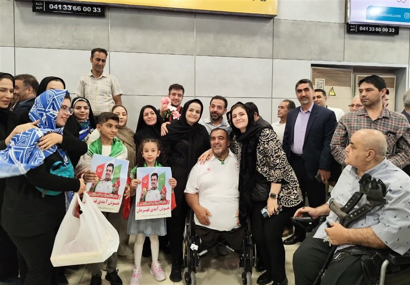 استقبال تبریزیها از قهرمانان پارالمپیک
