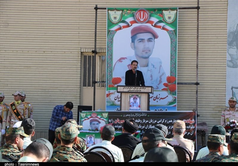 تشییع پیکر پاک شهید مرزبان