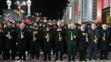 تصاویر خطبهخوانی شب شهادت امام رضا(ع) در بارگاه منور رضوی