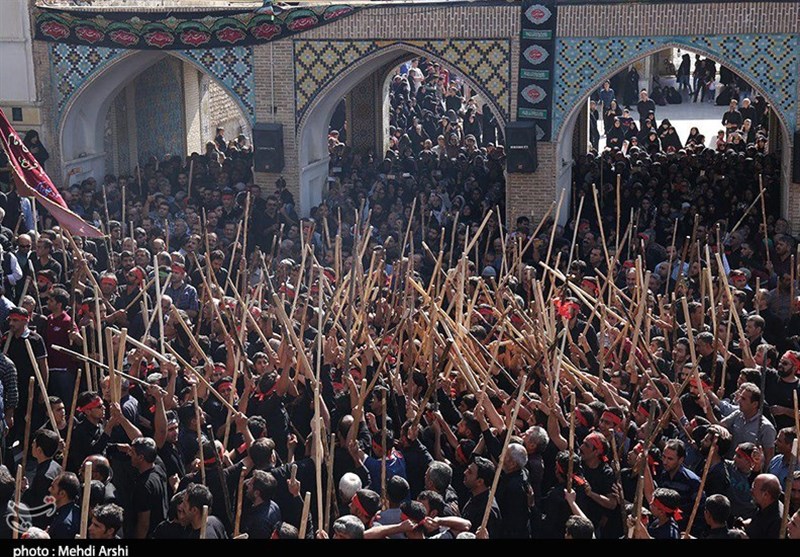 حجتالاسلام رفیعی سخنران مراسم قالیشویان کاشان