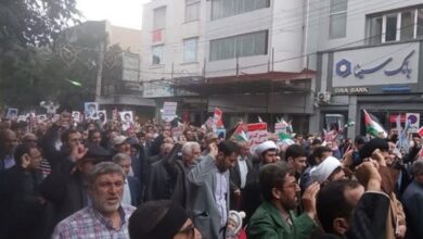 خشم و خروش اردبیلیها علیه صهیونیسم جهانی + تصاویر