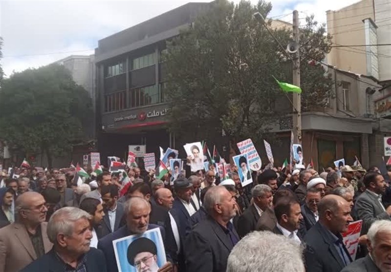 خشم و خروش اردبیلیها علیه صهیونیسم جهانی + تصاویر