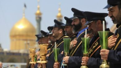 دسته عزای خادمان حرم حضرت معصومه در سوگ امام رضا برپا میشود