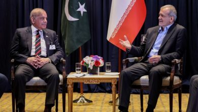 دیدار نخستوزیر پاکستان با پزشکیان