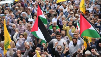 راهپیمایی لرستانیها در حمایت از مردم لبنان و فلسطین