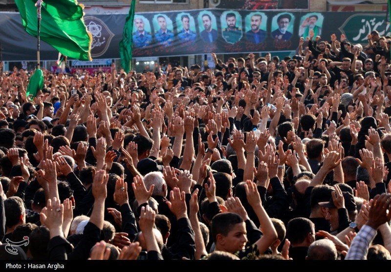 عزاداری مردم زنجان در سالروز شهادت امام رضا(ع)+فیلم